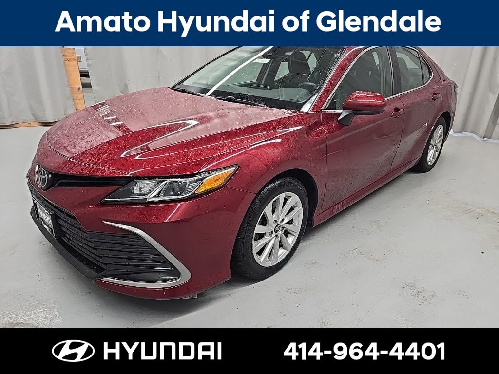 Red (Ruby Flare Pearl) 2022 Toyota Camry Sedan Front-Wheel Drive 8-Speed Automatic
