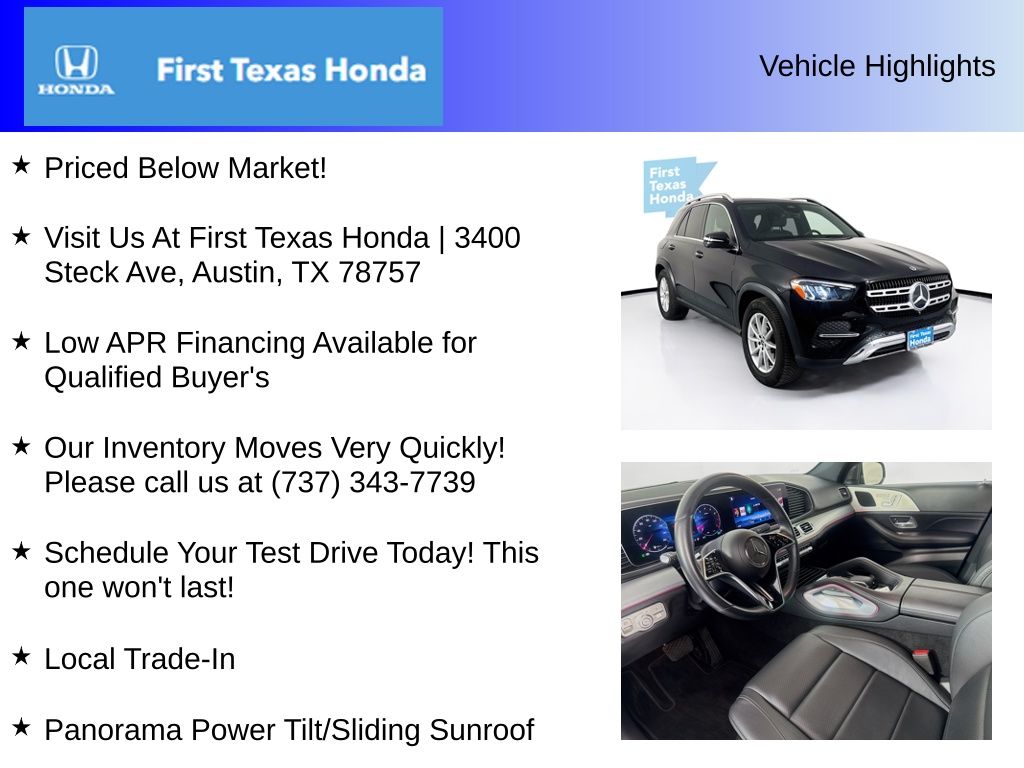 Used Car 2024 Mercedes-benz Gle  Gle 350 For Sale Under $60,000 In Austin, Texas