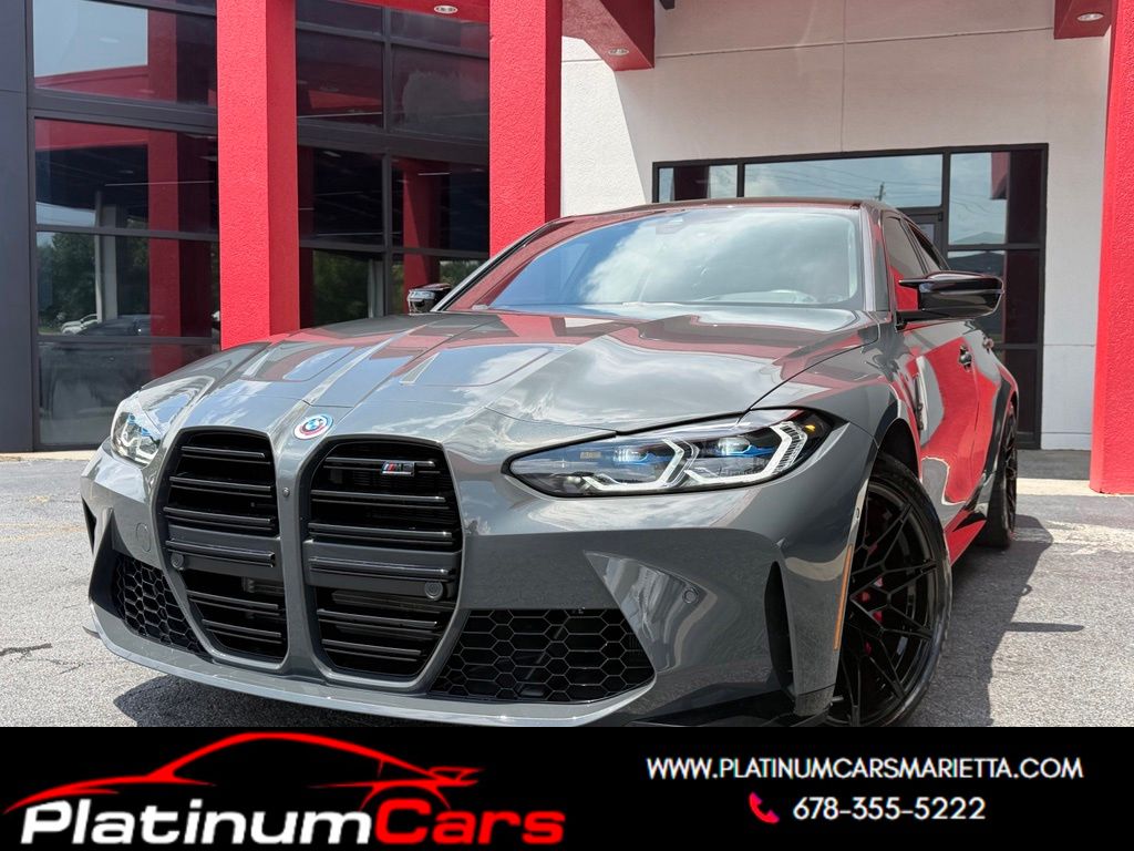 Individual Dravit Gray Metallic 2022 BMW M3 Sedan All-Wheel Drive 8-Speed Automatic