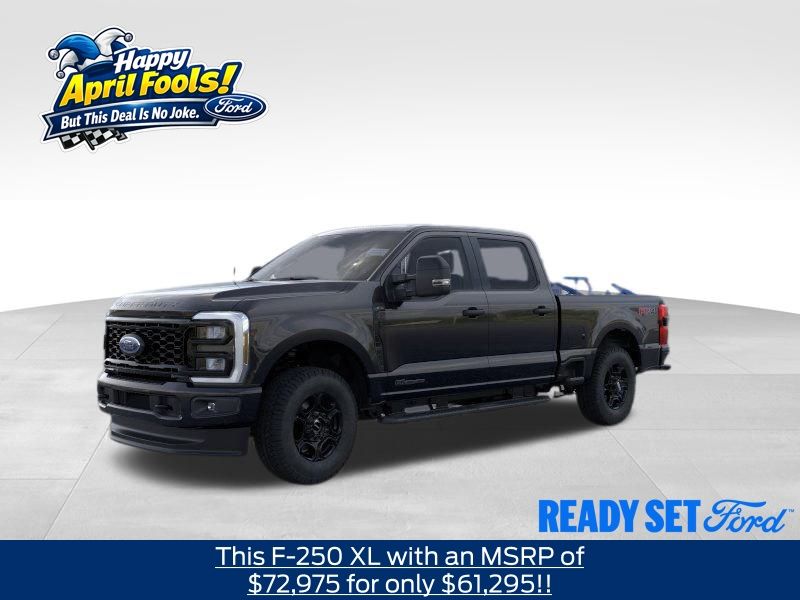 Agate Black Metallic 2026 Ford F-250 Super Duty XL Crew Cab 4WD Pickup Truck Four-Wheel Drive Automatic