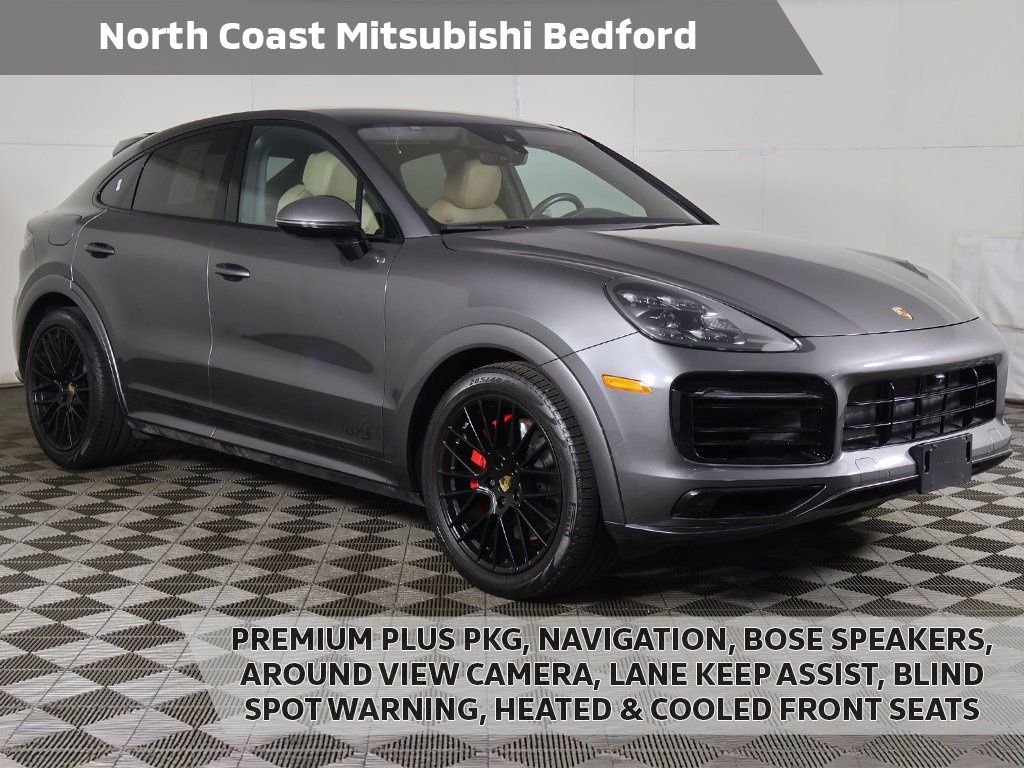Gray (Quartzite Grey Metallic) 2021 Porsche Cayenne Coupe GTS AWD Coupe All-Wheel Drive 8-Speed Automatic