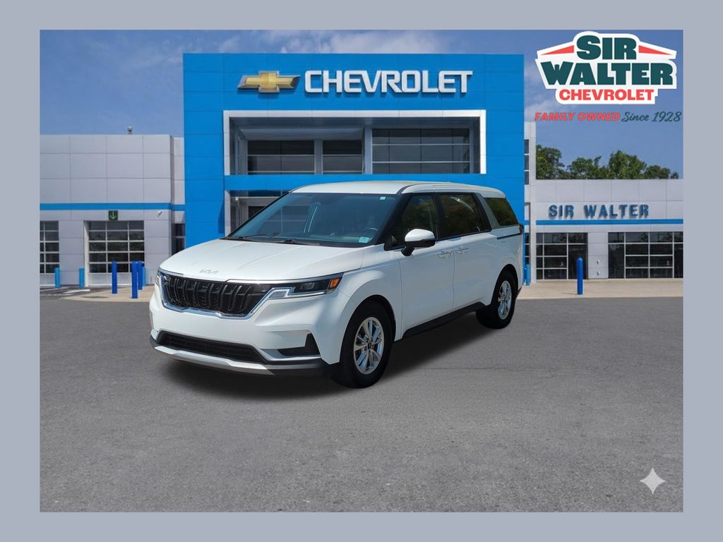 Snow White Pearl 2022 Kia Carnival LX FWD Minivan Front-Wheel Drive 8-Speed Automatic