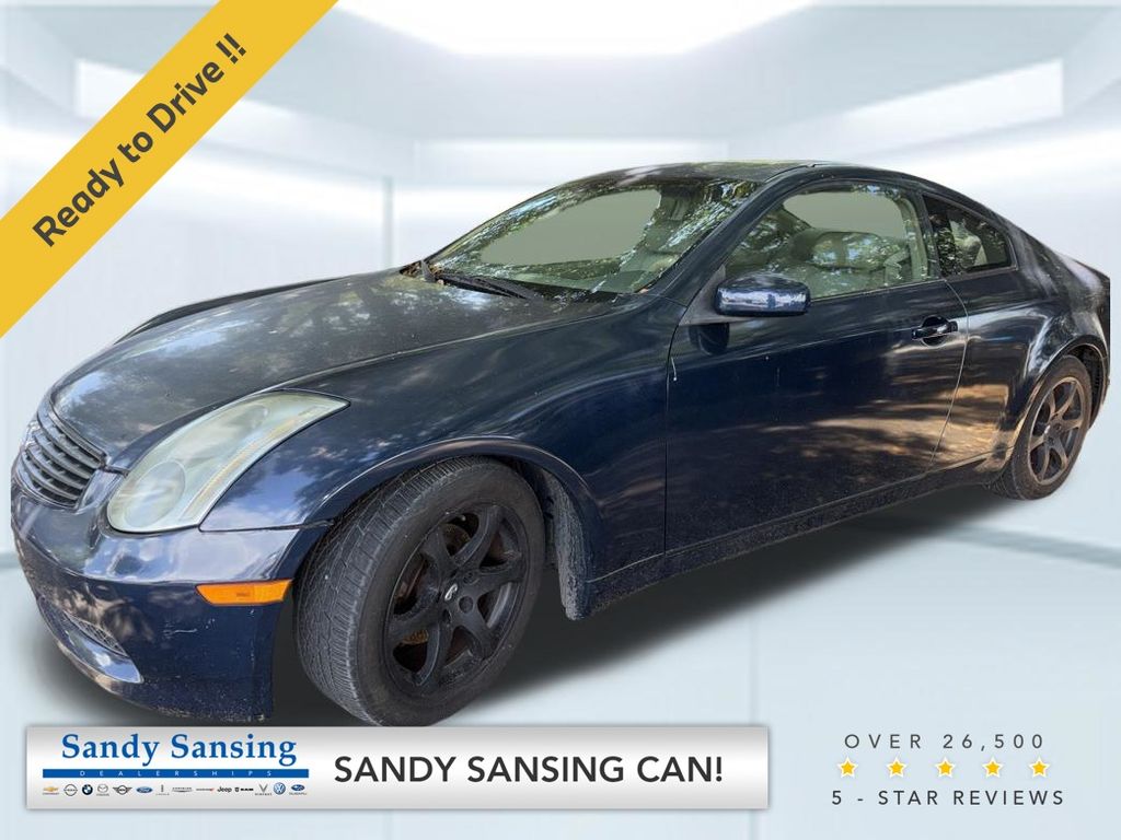 Twilight Blue Pearl 2004 INFINITI G35 Coupe RWD Coupe Rear-Wheel Drive 5-Speed Automatic Overdrive