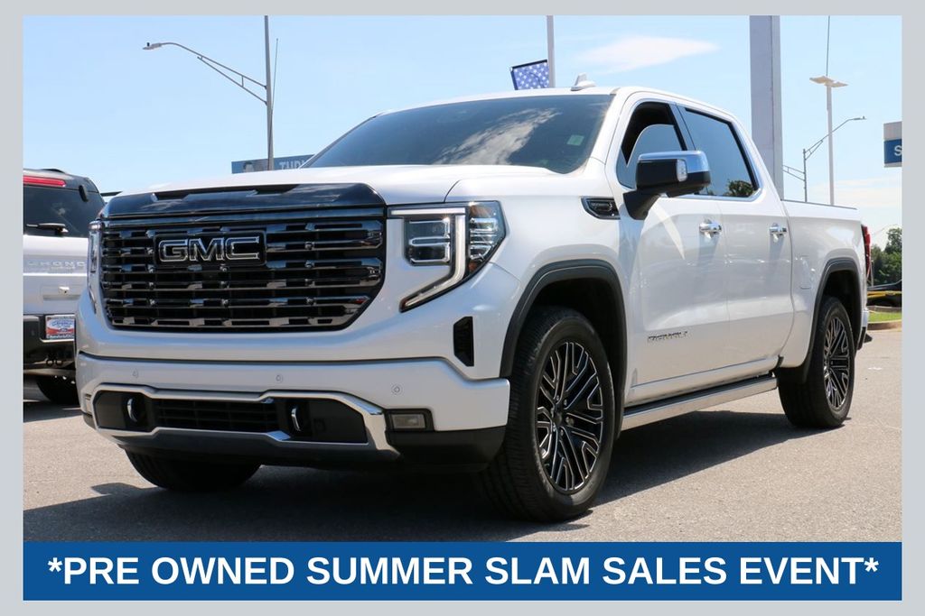 White Frost Tricoat 2022 GMC Sierra 1500 Pickup Truck Four-Wheel Drive Automatic