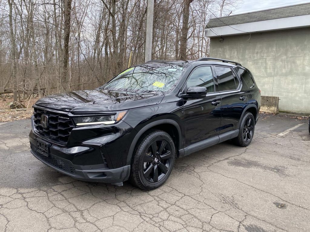 Black 2025 Honda Pilot Black Edition AWD SUV / Crossover All-Wheel Drive Automatic