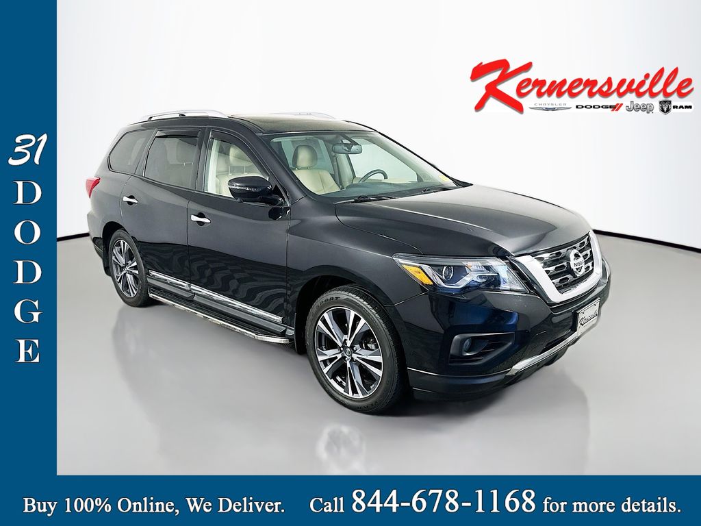 Gray (Magnetic Black Pearl) 2020 Nissan Pathfinder Platinum 4WD SUV / Crossover Four-Wheel Drive Continuously Variable Transmission