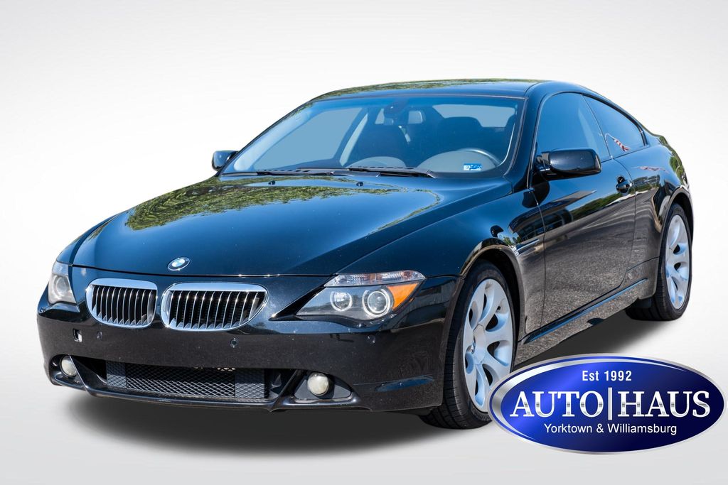 Jet Black 2005 BMW 6 Series Coupe Rear-Wheel Drive 6-Speed Manual