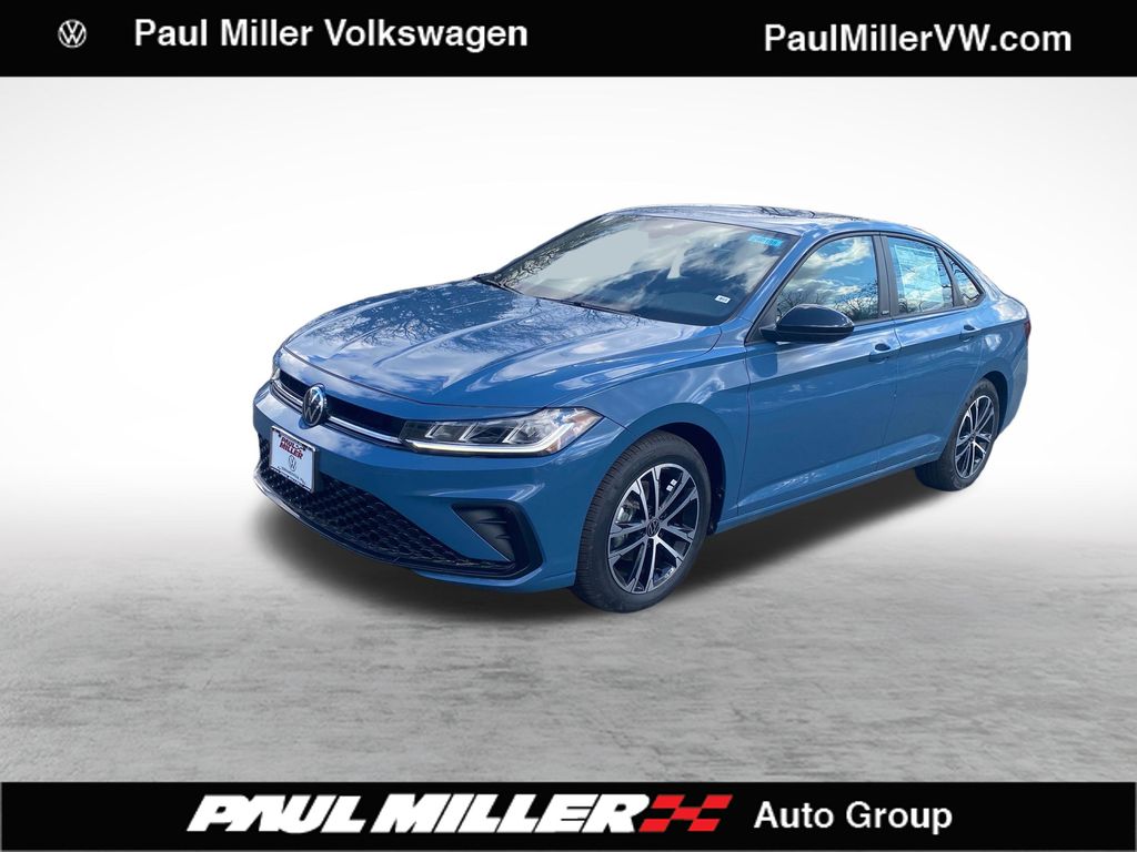 Monterey Blue Pearl 2026 Volkswagen Jetta Sport FWD Sedan Front-Wheel Drive 8-Speed Automatic