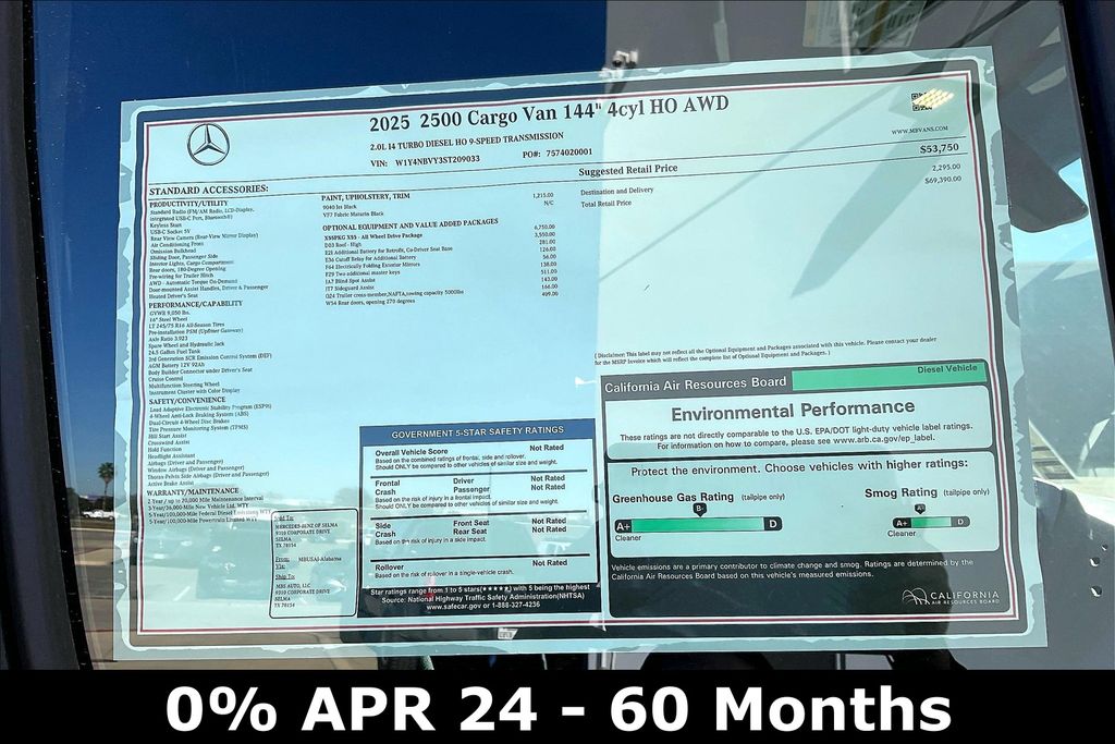 2025 Mercedes-Benz Sprinter Cargo Van Base - Photo 19