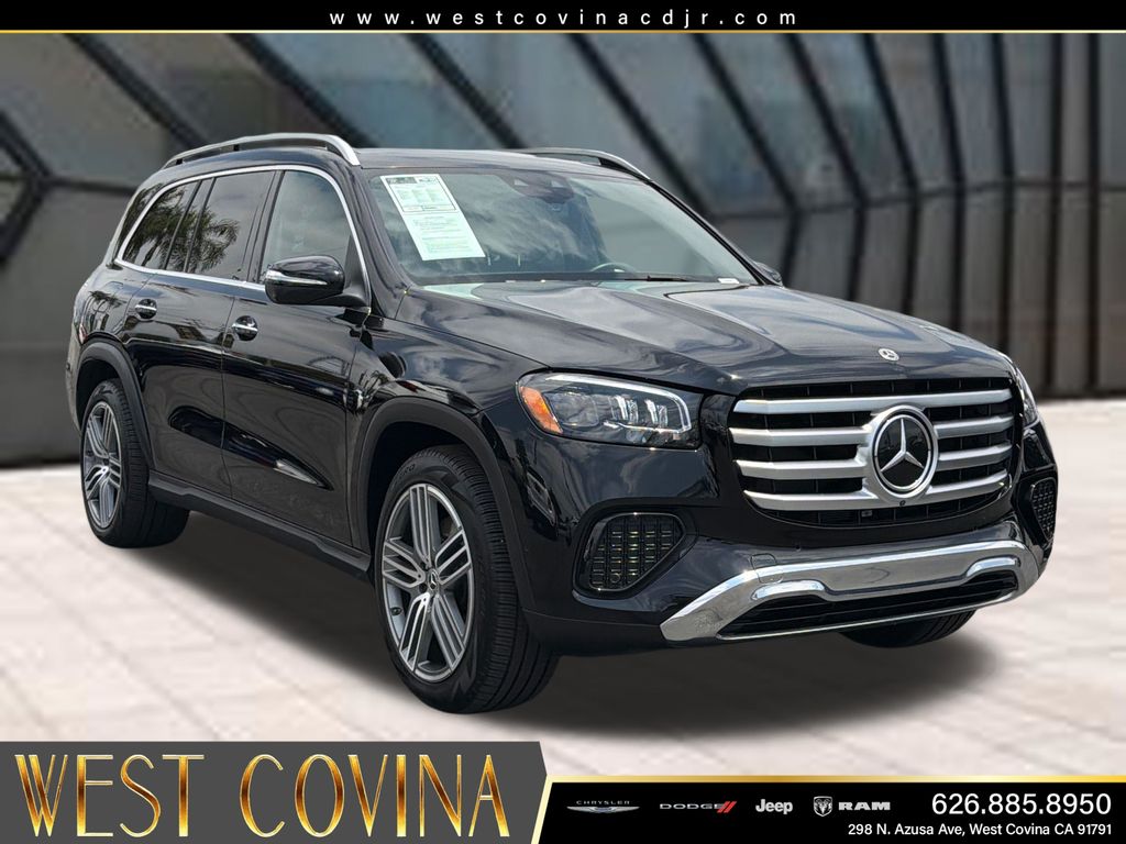 Obsidian Black Metallic 2025 Mercedes-Benz GLS 450 4MATIC SUV / Crossover All-Wheel Drive 9-Speed Automatic