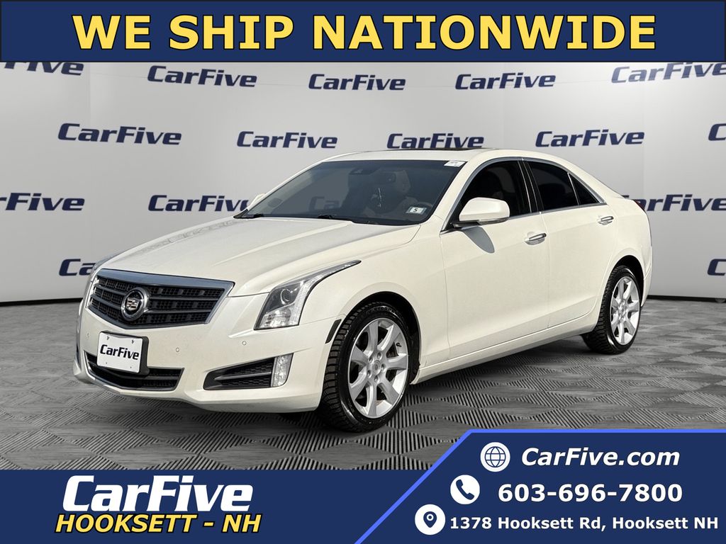 White Diamond Clearcoat 2013 Cadillac ATS 2.0T Performance AWD Sedan All-Wheel Drive 6-Speed Automatic