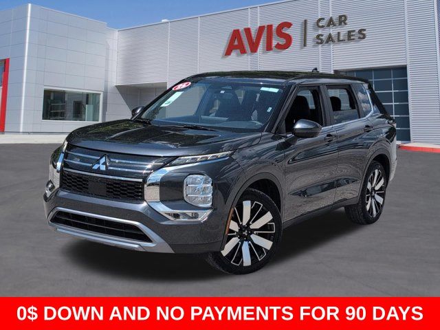 Graphite Gray 2025 Mitsubishi Outlander SE FWD SUV / Crossover Front-Wheel Drive Continuously Variable Transmission