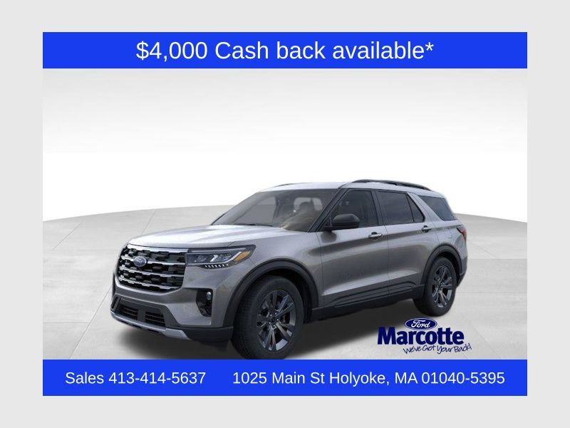Gray 2026 Ford Explorer SUV / Crossover All-Wheel Drive Automatic