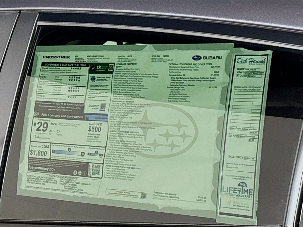 2025 Subaru Crosstrek Sport