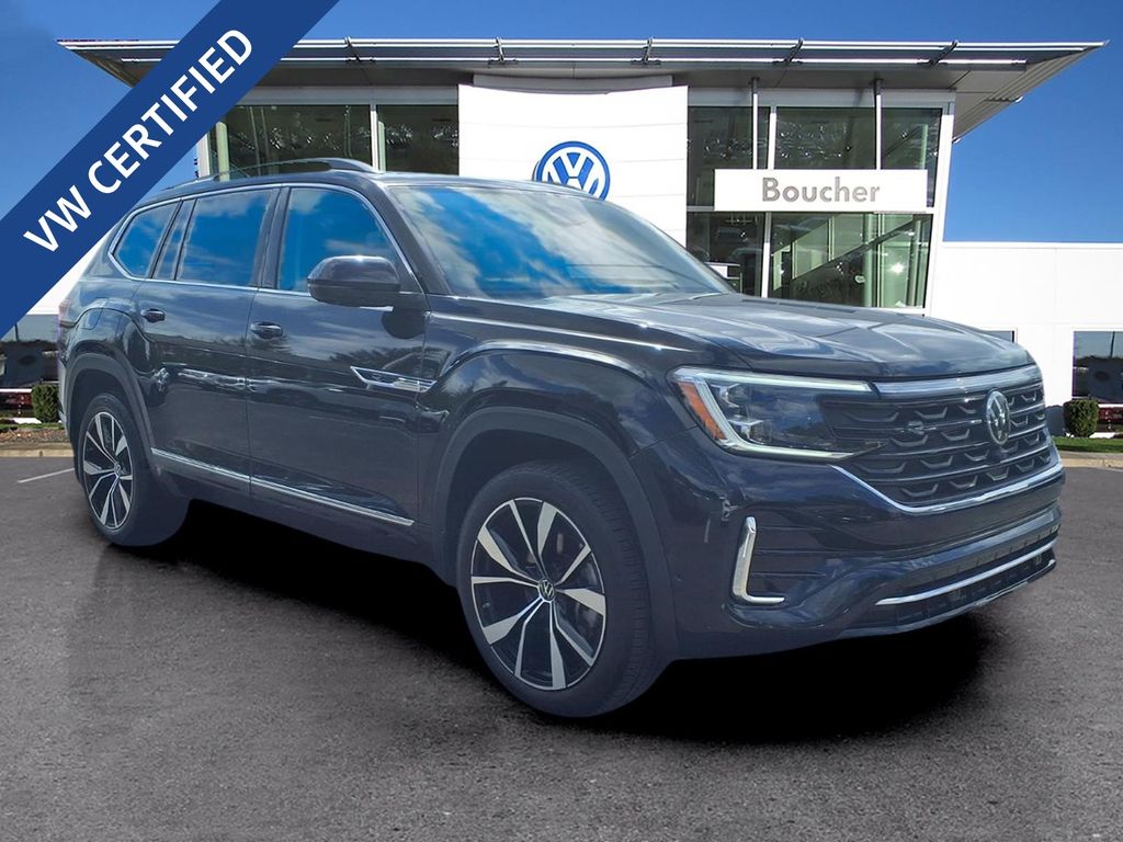 Deep Black Pearl 2024 Volkswagen Atlas SUV / Crossover All-Wheel Drive 8-Speed Automatic