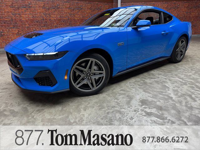 Grabber Blue Metallic 2025 Ford Mustang Coupe Rear-Wheel Drive 6-Speed Manual