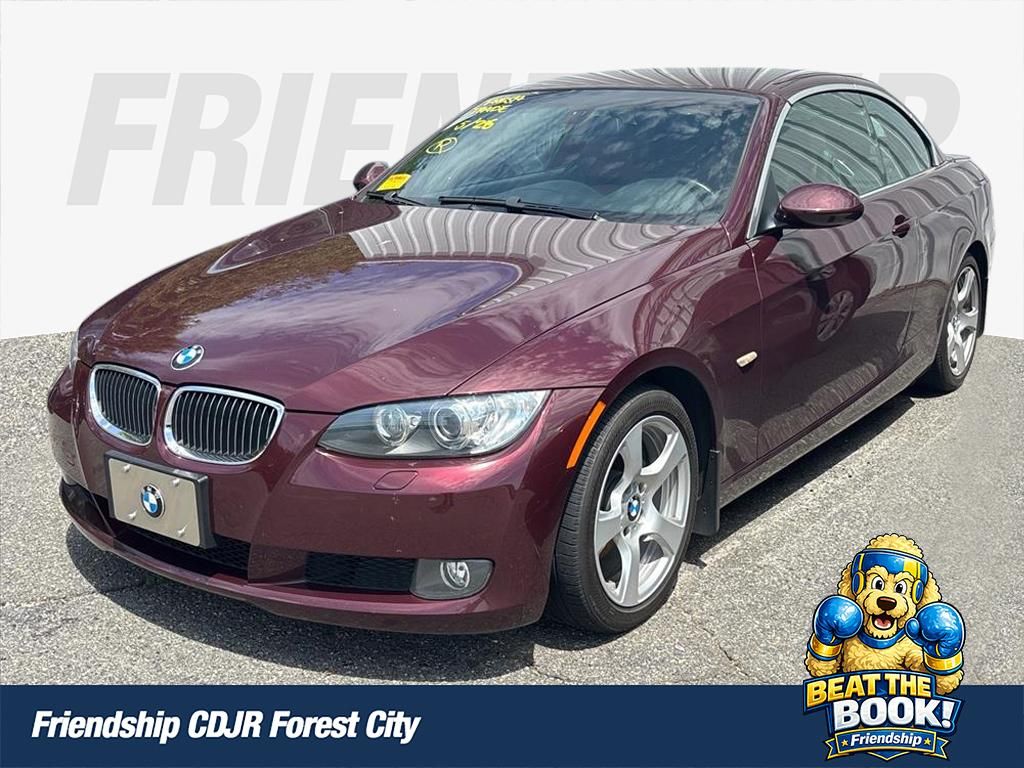 Barbera Red Metallic 2008 BMW 3 Series 328i Convertible RWD Convertible Rear-Wheel Drive 6-Speed Automatic