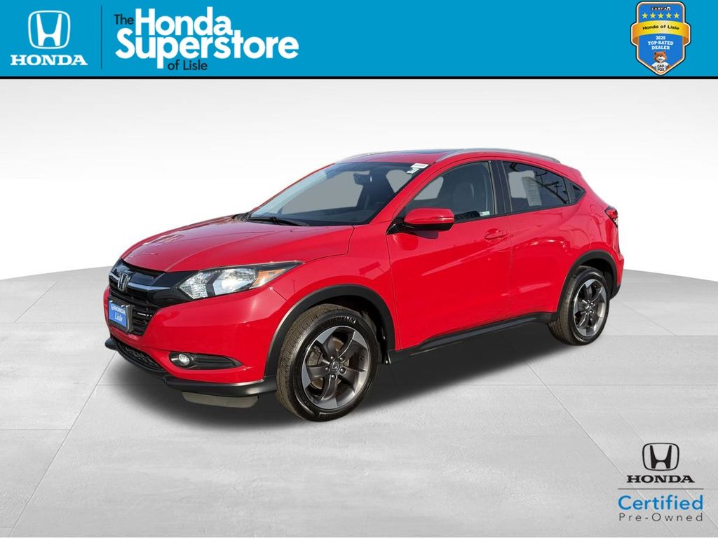 Milano Red 2018 Honda HR-V SUV / Crossover All-Wheel Drive Continuously Variable Transmission
