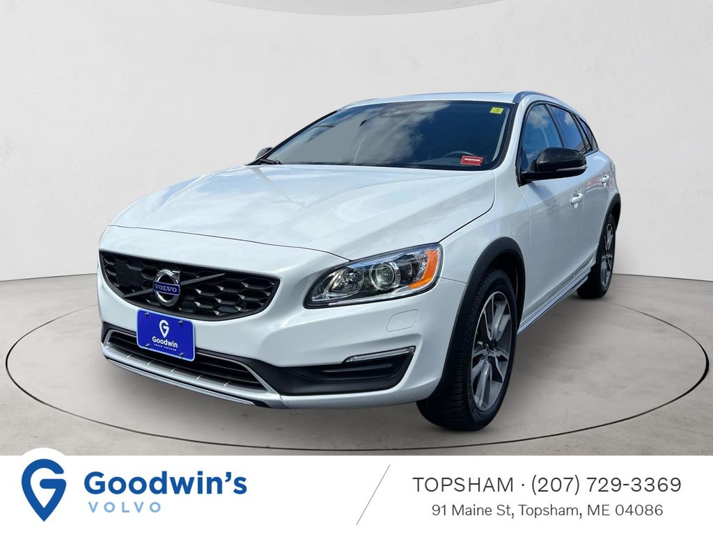 Ice White 2017 Volvo V60 Cross Country T5 Platinum AWD Wagon All-Wheel Drive Automatic