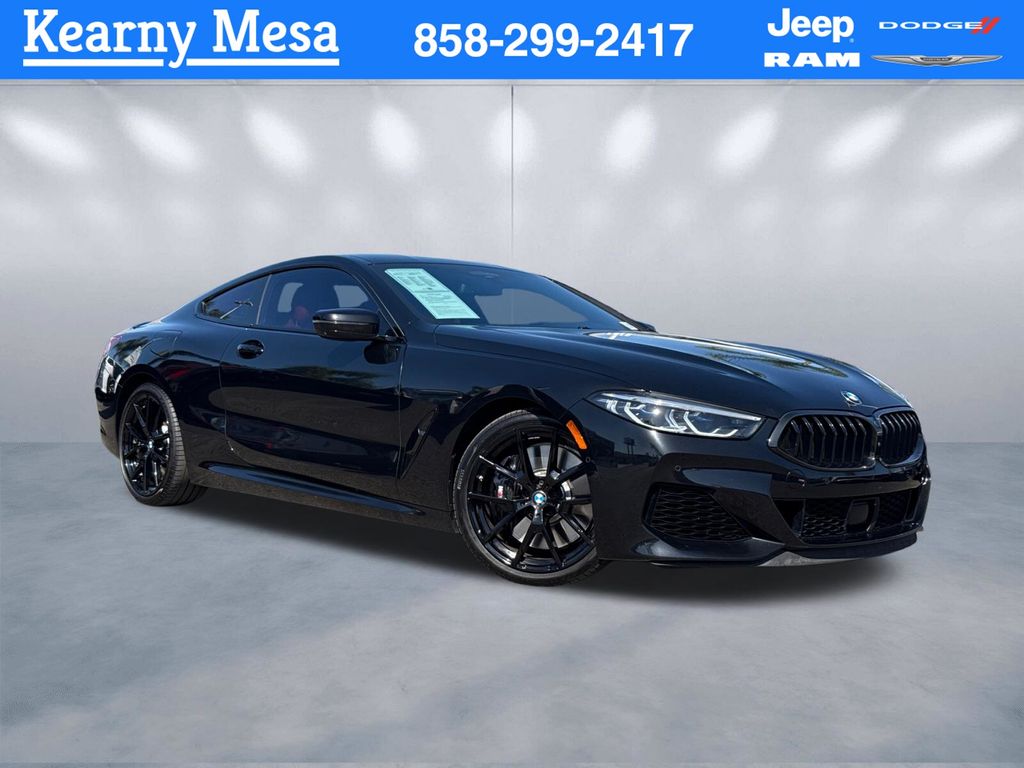 Black Sapphire Metallic 2022 BMW 8 Series M850i xDrive Coupe AWD Coupe All-Wheel Drive 8-Speed Automatic