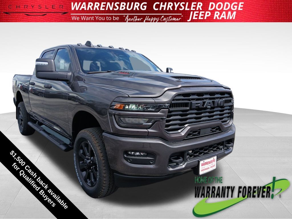 Gray (Granite Crystal Metallic Clearcoat) 2026 RAM 2500 Pickup Truck Four-Wheel Drive 8-Speed Automatic