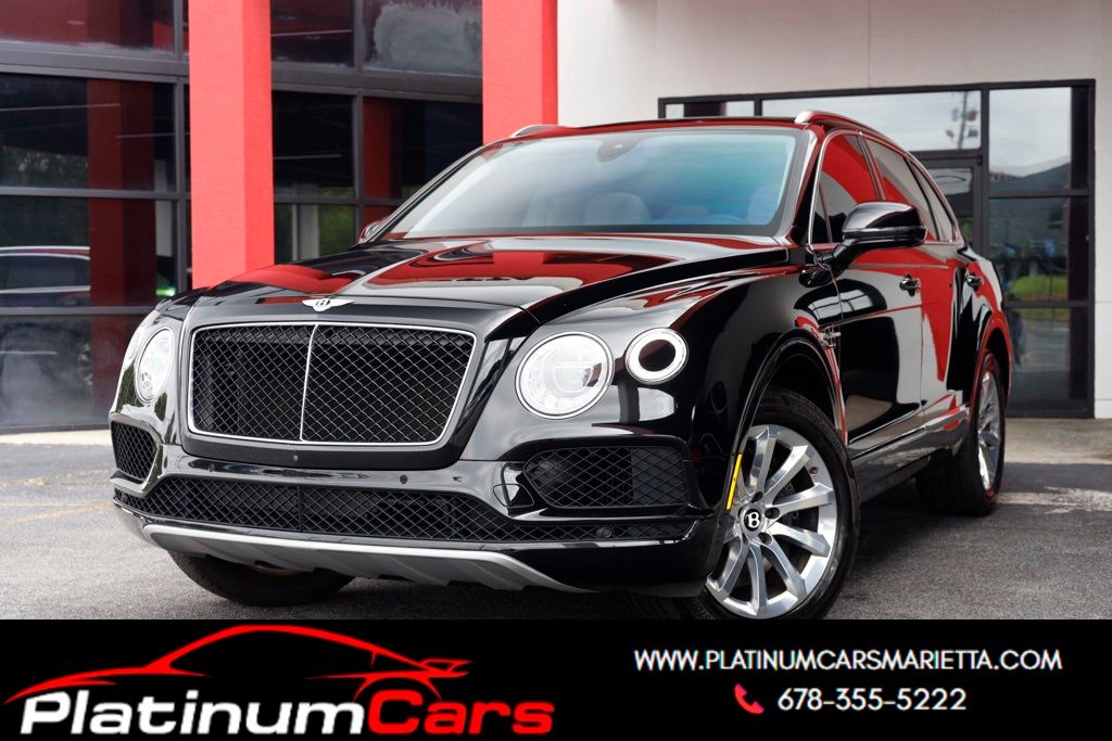 Black 2019 Bentley Bentayga SUV / Crossover All-Wheel Drive 8-Speed Automatic