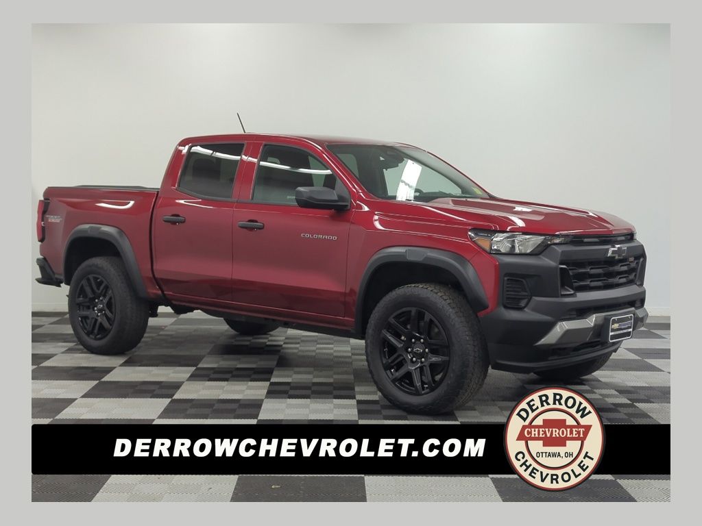 Radiant Red Tintcoat 2023 Chevrolet Colorado Pickup Truck Four-Wheel Drive 8-Speed Automatic