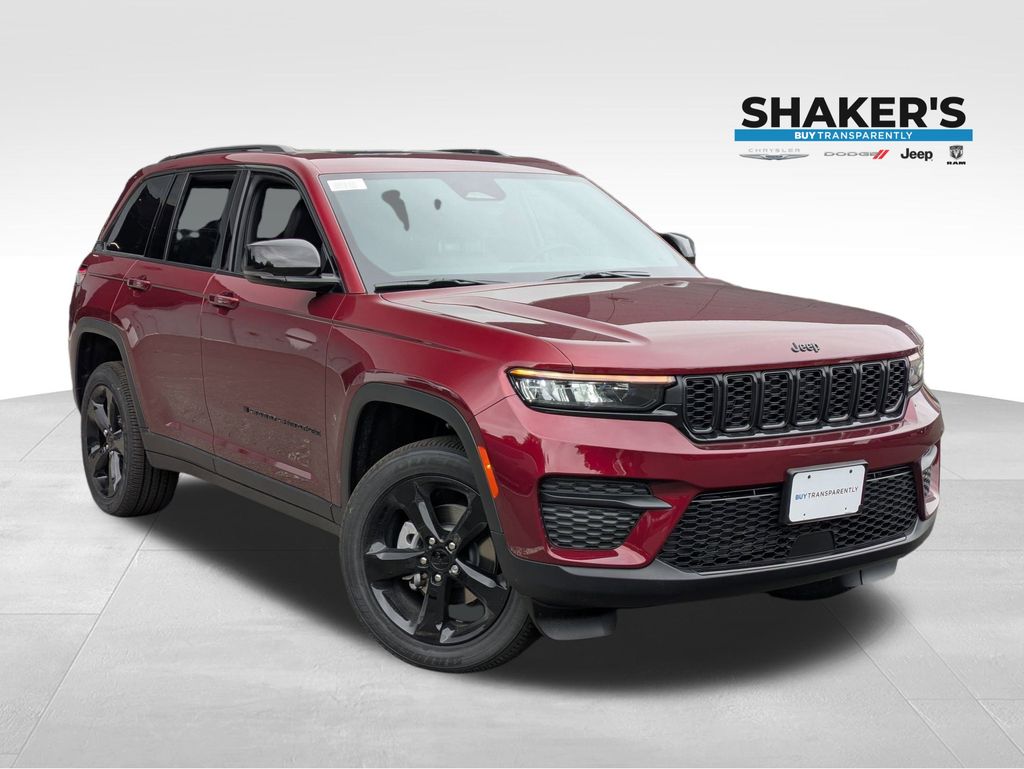 Velvet Red Pearlcoat 2025 Jeep Grand Cherokee Altitude X 4WD SUV / Crossover Four-Wheel Drive 8-Speed Automatic