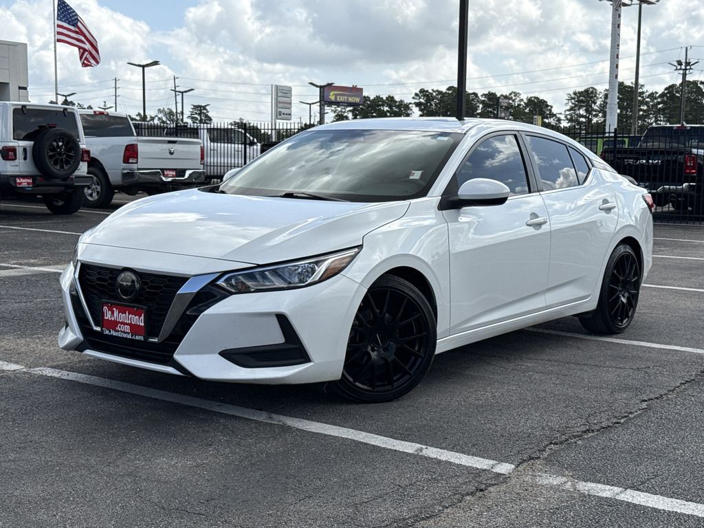 2023 Nissan Sentra SV White at DeMontrond Auto Country