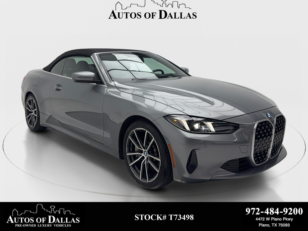 Gray Metallic 2025 BMW 4 Series Convertible Rear-Wheel Drive 8-Speed Automatic