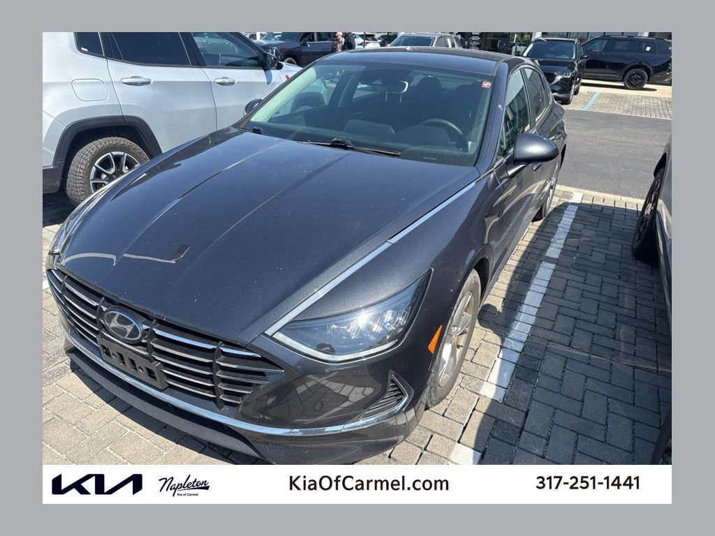 Portofino Gray 2021 Hyundai Sonata SE FWD Sedan Front-Wheel Drive 8-Speed Automatic Overdrive