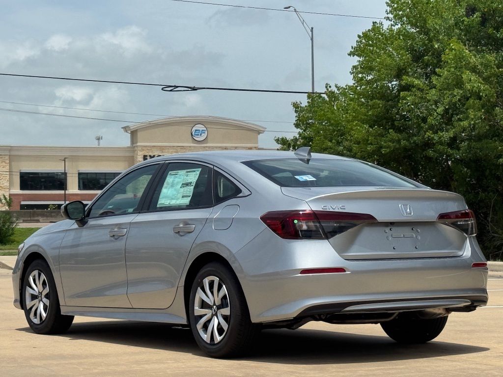 2026 Honda Civic LX Silver at DeMontrond Ford