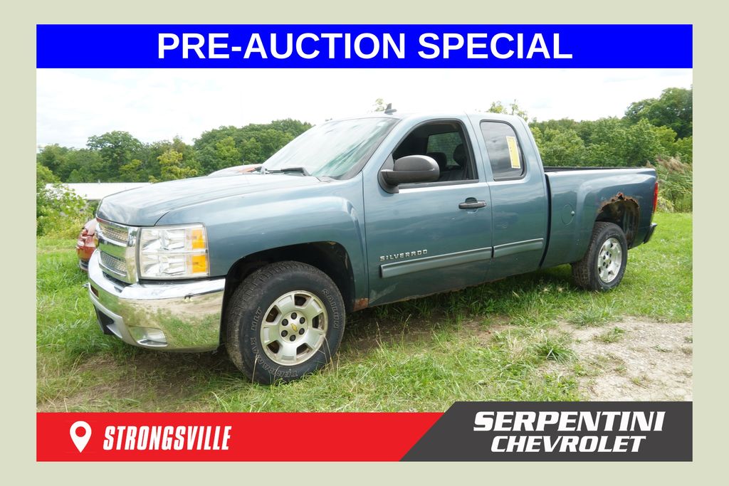 Blue Granite Metallic 2012 Chevrolet Silverado 1500 Pickup Truck 4X2 6-Speed Automatic Overdrive