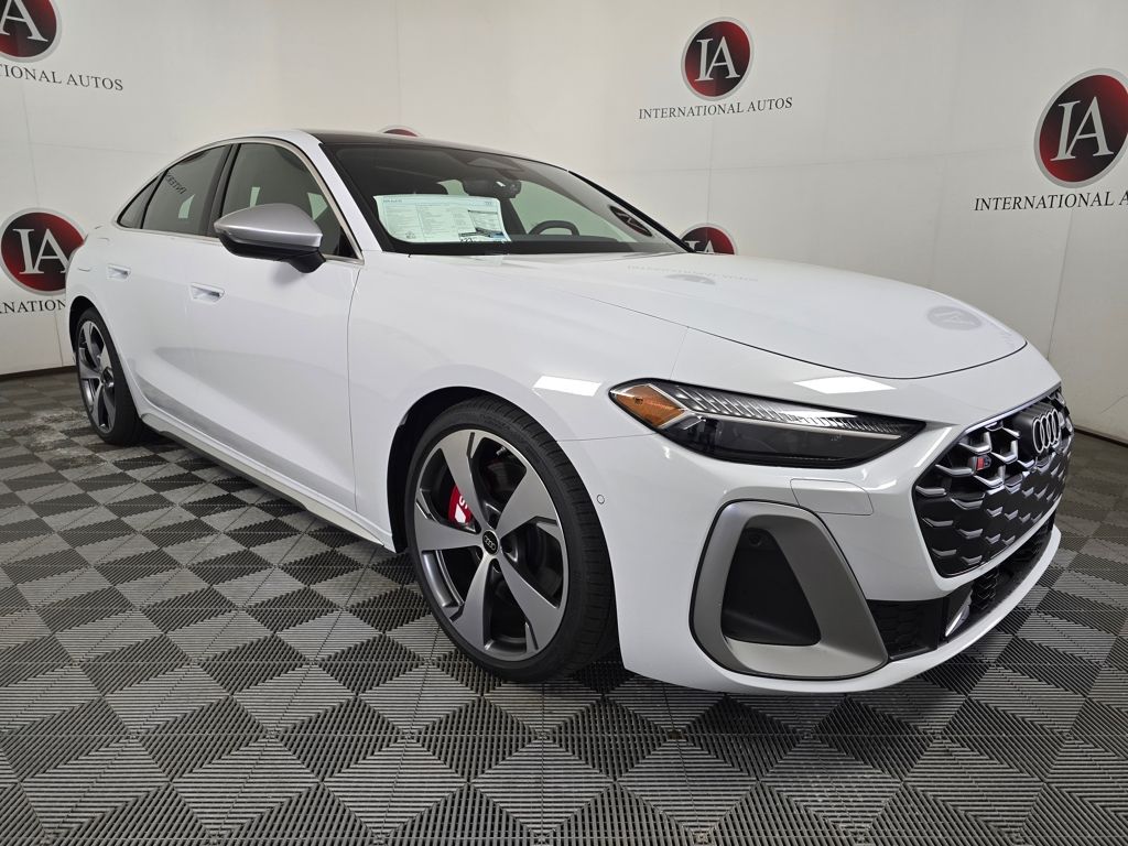 White 2026 Audi S5 quattro Premium Plus TFSI Sedan All-Wheel Drive 7-Speed Automatic