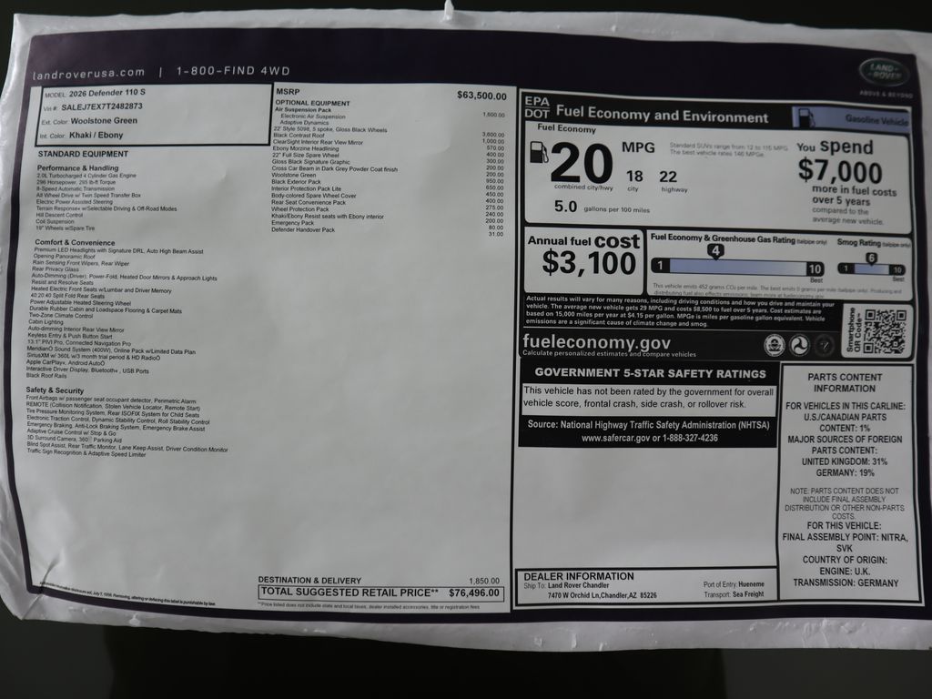 Thumbnail: 2026 Land Rover Defender - 9