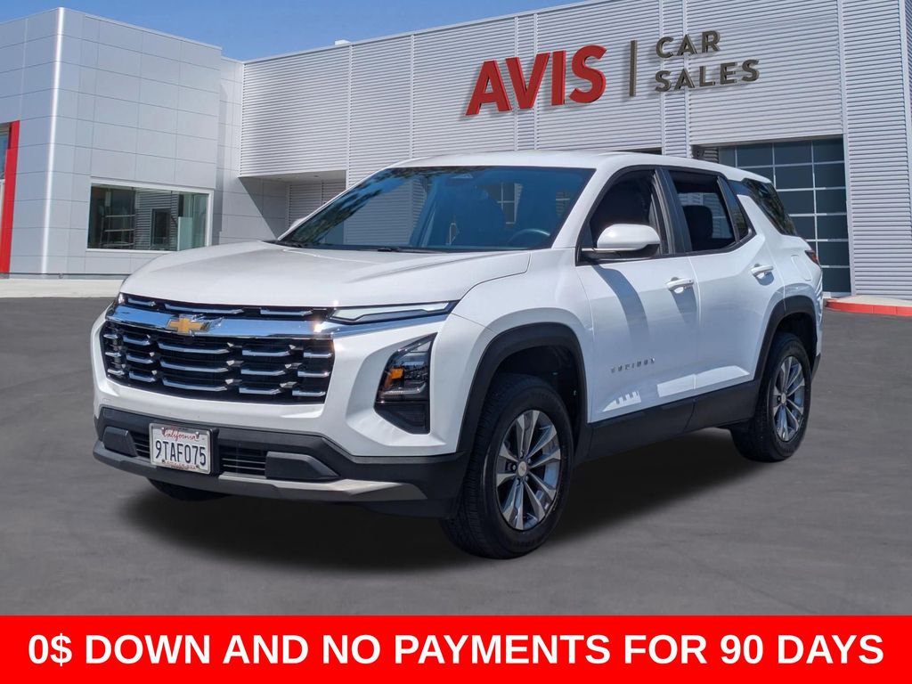 Summit White 2025 Chevrolet Equinox LT FWD SUV / Crossover Front-Wheel Drive Continuously Variable Transmission