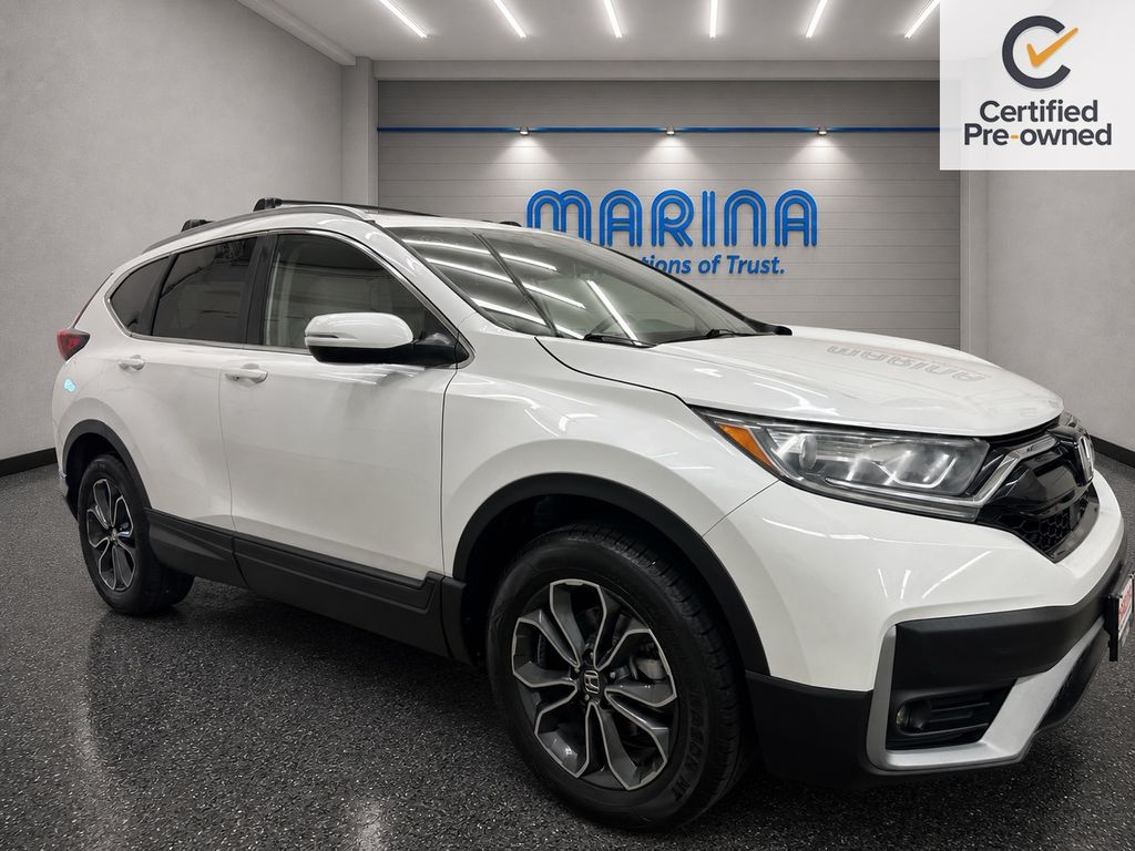 Platinum White Pearl 2020 Honda CR-V SUV / Crossover All-Wheel Drive Continuously Variable Transmission