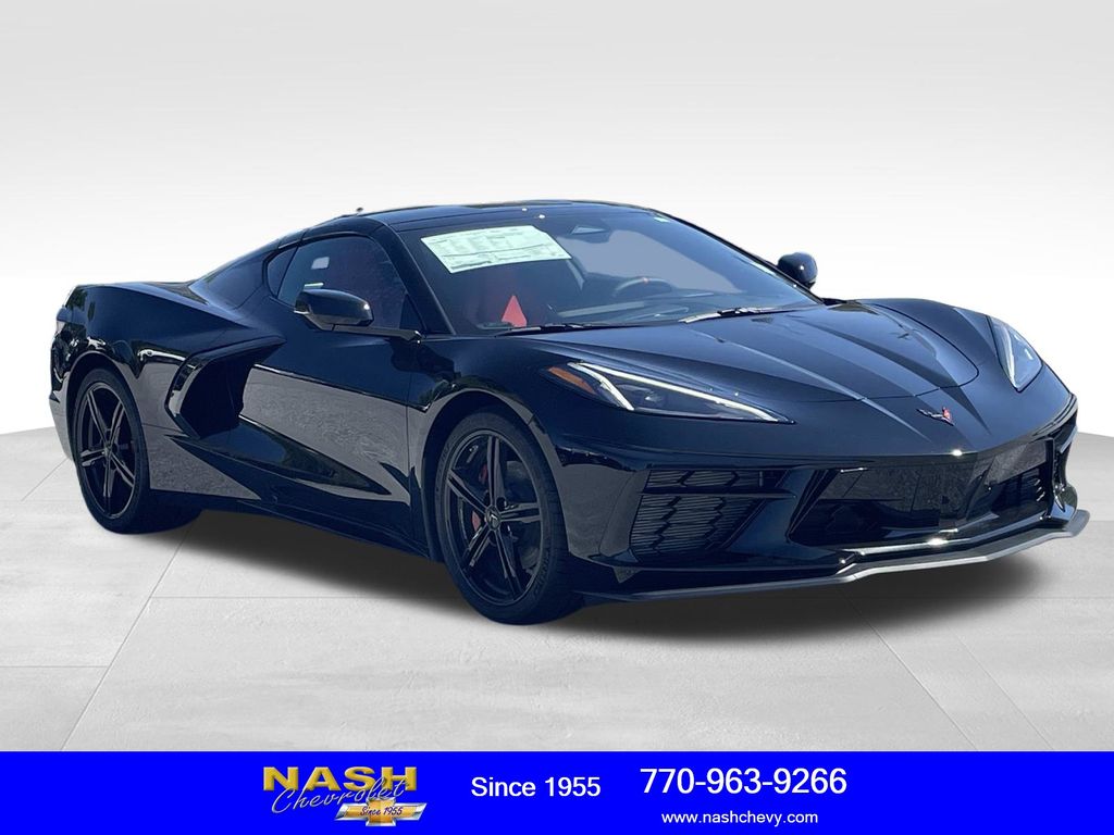 Black 2026 Chevrolet Corvette Coupe Rear-Wheel Drive 8-Speed Dual Clutch