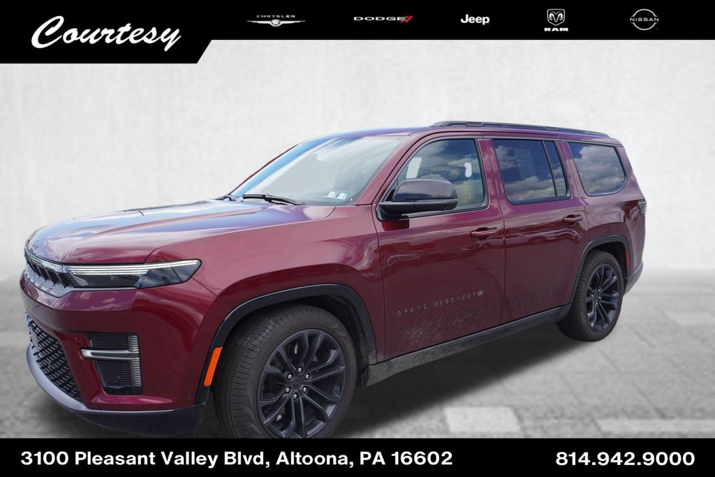 Velvet Red Pearlcoat 2026 Jeep Grand Wagoneer Summit Reserve 4WD SUV / Crossover Four-Wheel Drive 8-Speed Automatic