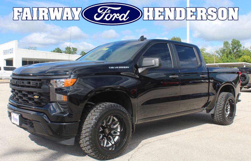 Black 2024 Chevrolet Silverado 1500 Pickup Truck 4X2 8-Speed Automatic