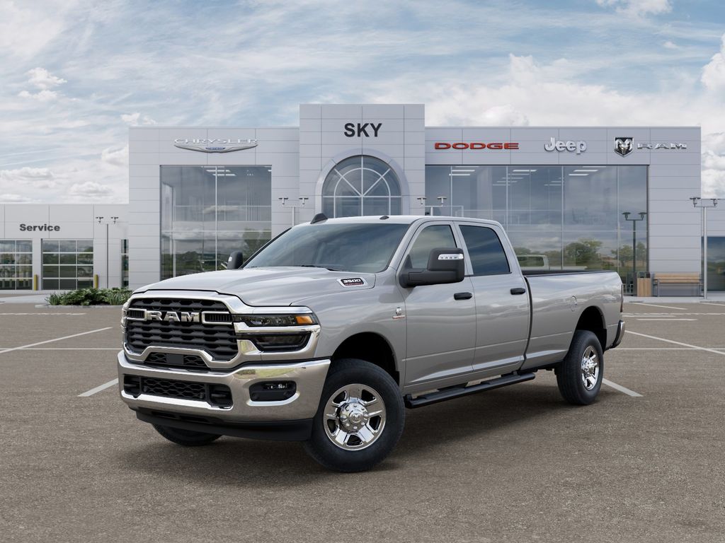 Silver Zynith 2026 RAM 3500 Tradesman Crew Cab LB 4WD Pickup Truck Four-Wheel Drive 8-Speed Automatic