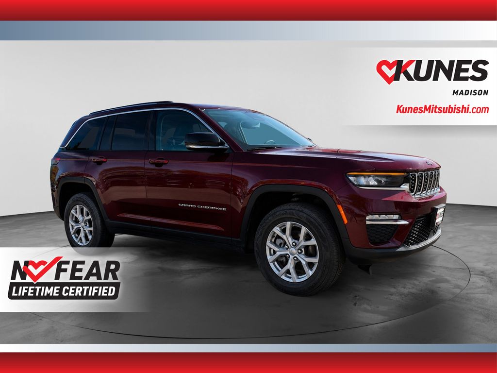 Velvet Red Pearlcoat 2023 Jeep Grand Cherokee SUV / Crossover Four-Wheel Drive 8-Speed Automatic