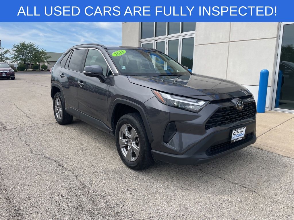 Magnetic Gray Metallic 2024 Toyota RAV4 SUV / Crossover All-Wheel Drive 8-Speed Automatic