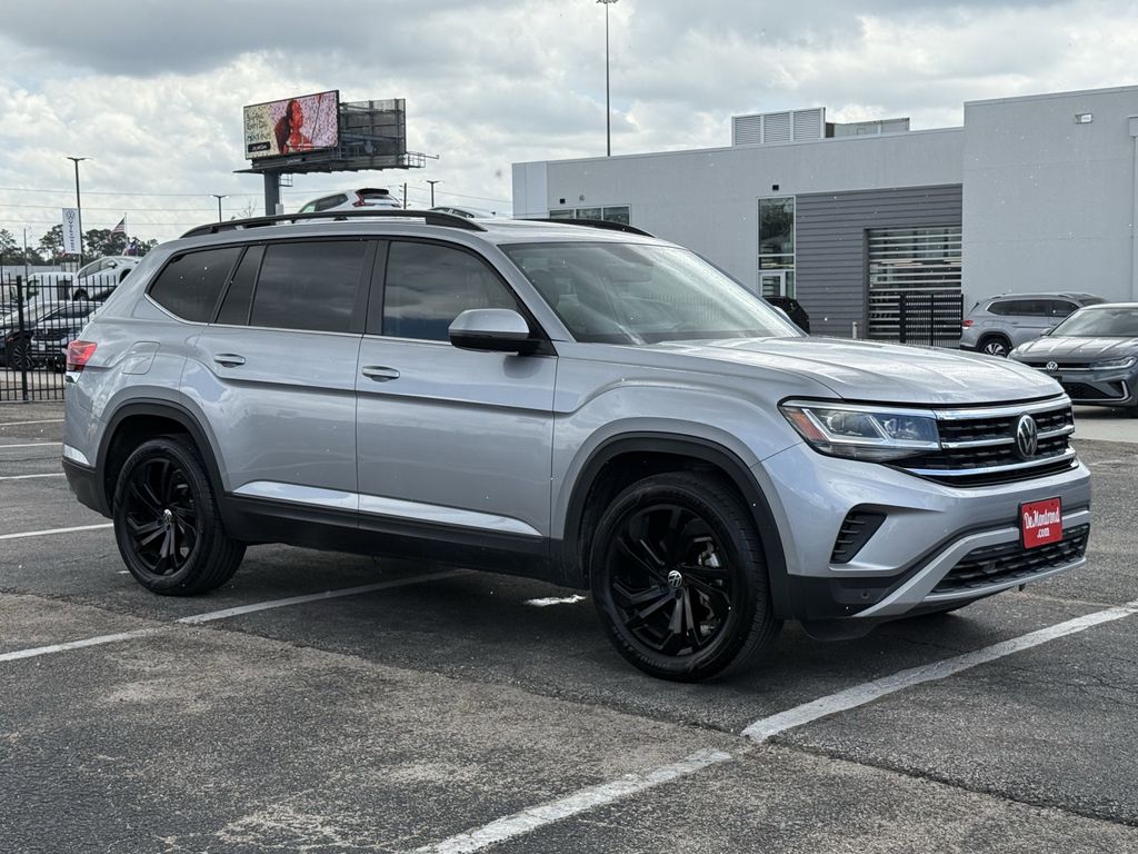 2023 Volkswagen Atlas 3.6L V6 SE w/Technology Silver at North Houston Mitsubishi