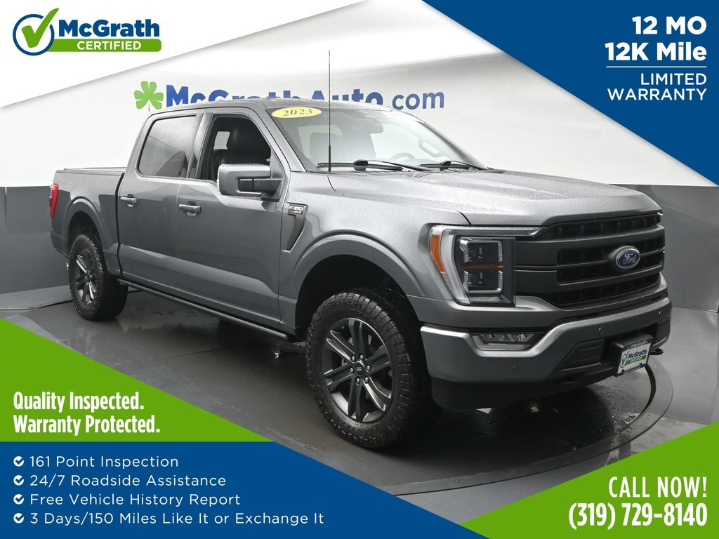 Gray Metallic 2023 Ford F-150 Pickup Truck Four-Wheel Drive Automatic