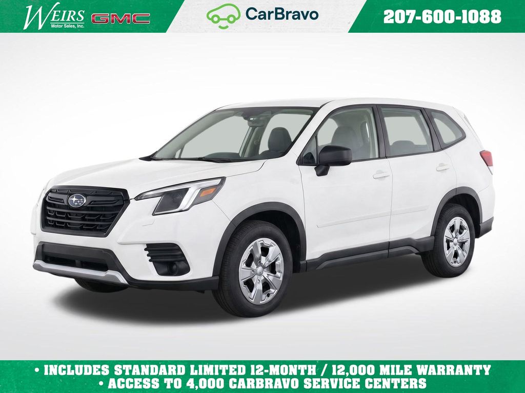 Crystal White Pearl 2023 Subaru Forester SUV / Crossover All-Wheel Drive Continuously Variable Transmission