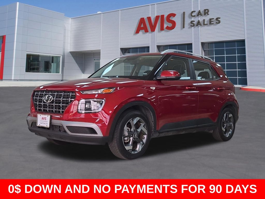 Ultimate Red 2025 Hyundai Venue Limited FWD SUV / Crossover Front-Wheel Drive Continuously Variable Transmission