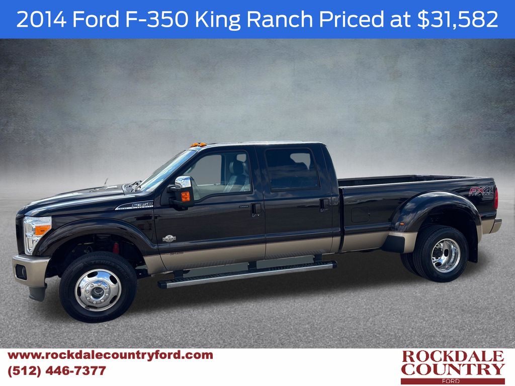  2014 Ford F-350 Super Duty King Ranch Crew Cab LB DRW 4WD   