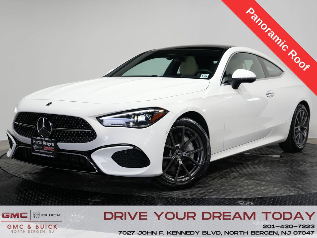 Polar White 2024 Mercedes-Benz CLE Coupe All-Wheel Drive 9-Speed Automatic