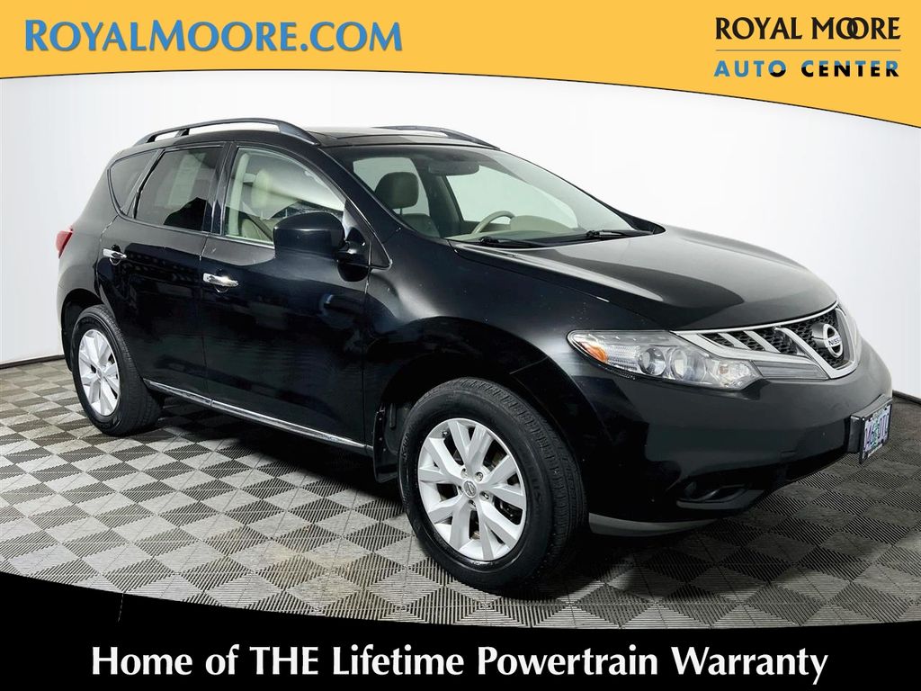 Super Black Clearcoat 2011 Nissan Murano SUV / Crossover All-Wheel Drive Continuously Variable Transmission